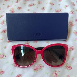 Red FENDI Sunglasses